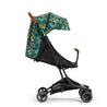 Bizzibuggilite compact stroller reclines fully for nap times.