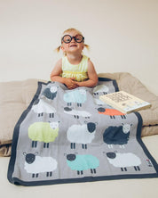 Knitted Blanket - The Flock - 2