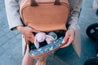 Baby Travel Crib Changing Rucsac - Vegan Leather Porcini - RucPOD ® - 6