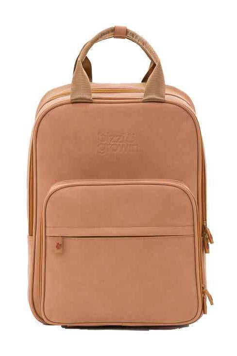 Baby Travel Crib Changing Rucsac - Vegan Leather Porcini - RucPOD ® - 2