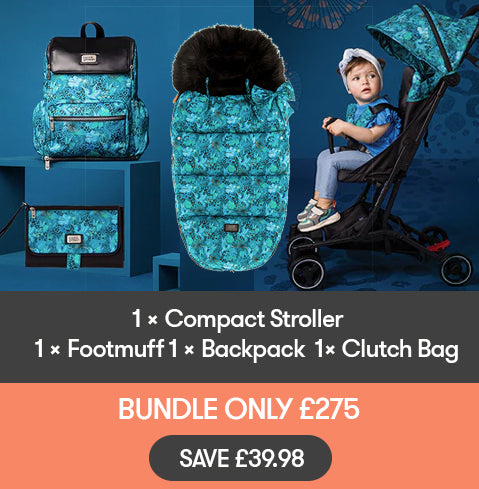 Hummingbird Bundle - Stroller + Footmuff + Back pack + Clutch Bag