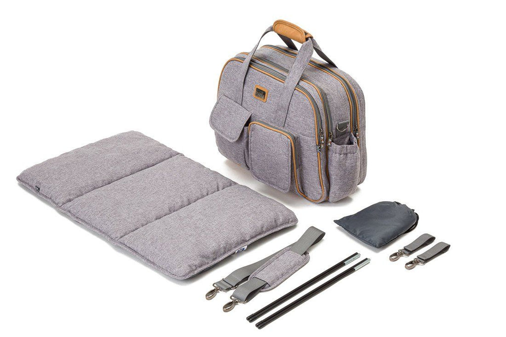 Baby Travel Crib Changing Bag - Windsor Grey - POD ® - 6