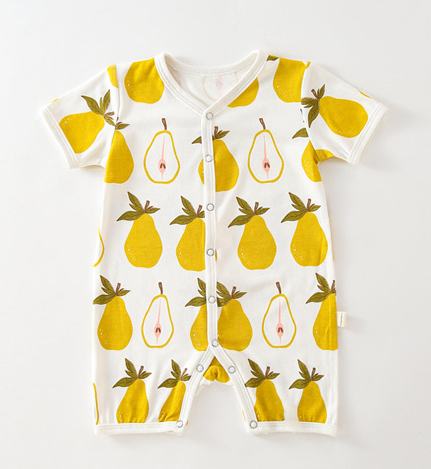 Pears Short Sleeve Romper