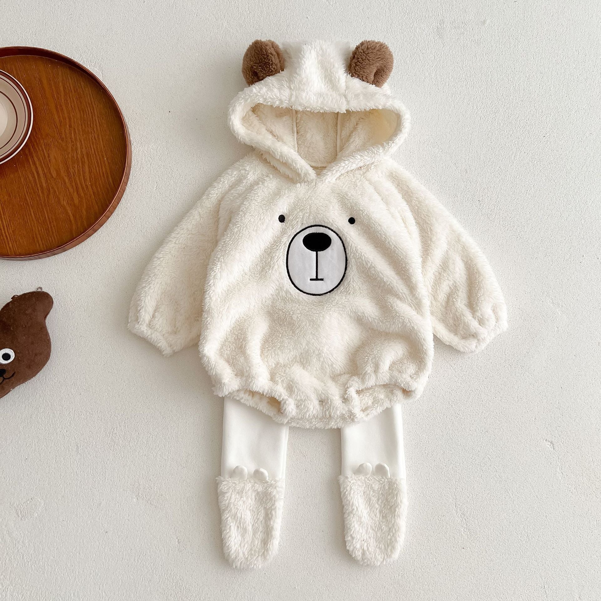 Hooded Bear Romper and Pants