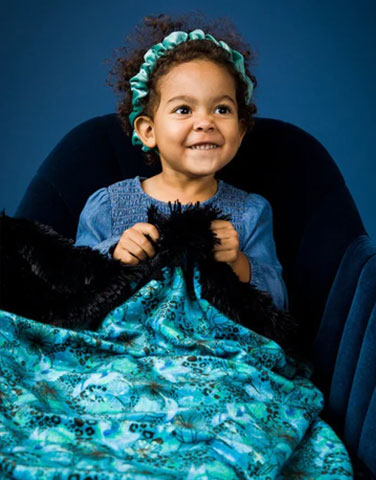 Fluffy Baby Blanket - Hummingbird - Koochicoo™️